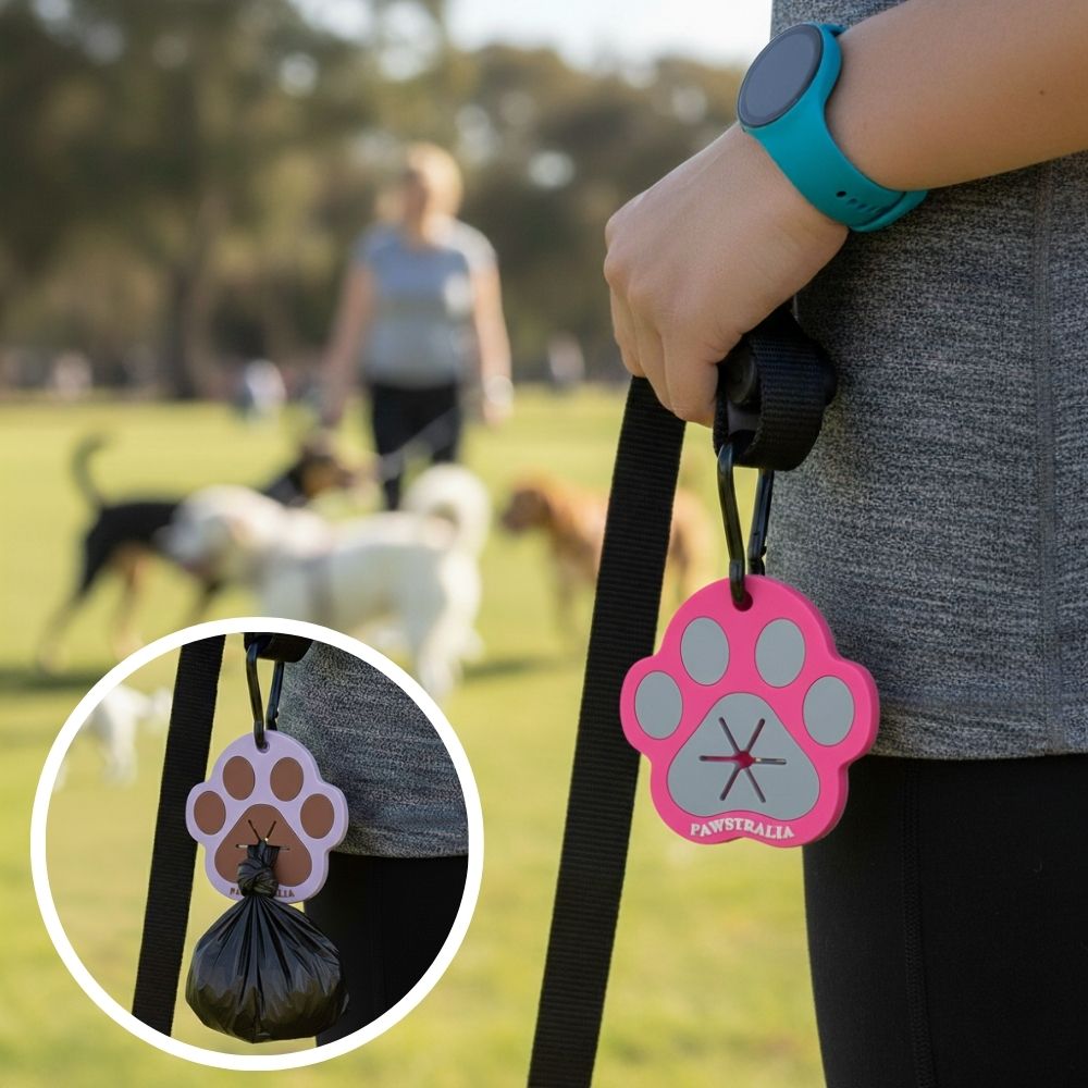 Hands-free Dog Poop Bag Carrier